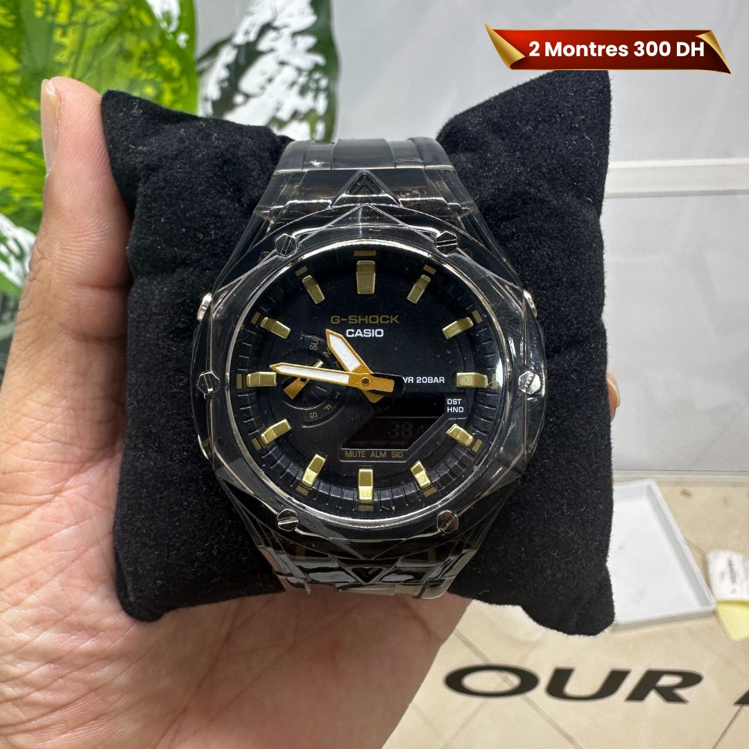 G-Shock Transparente noire