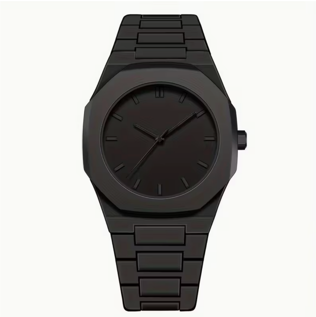Montre Noir Minimaliste