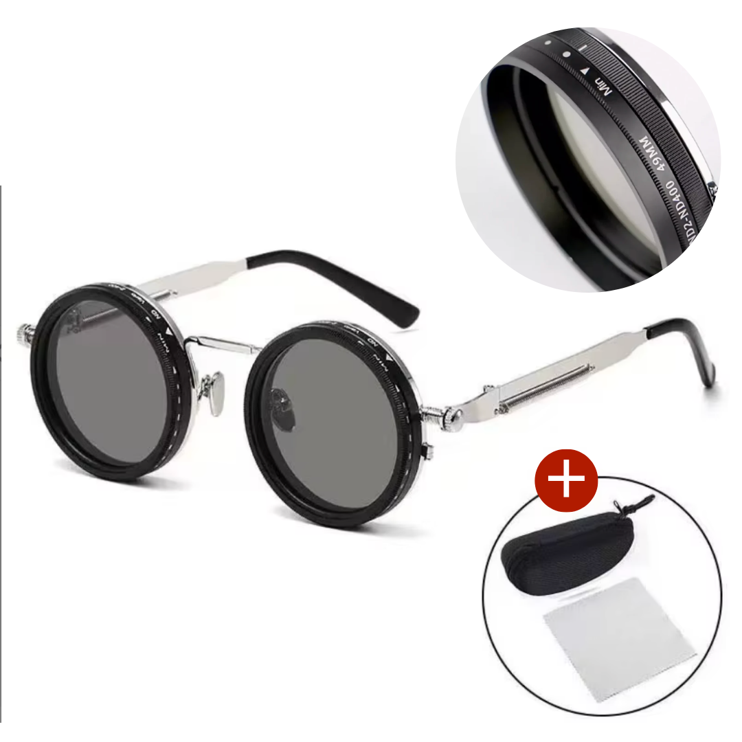 lunettes de soleil réglables de 1 à 9 vitesses avec verres filtre ND